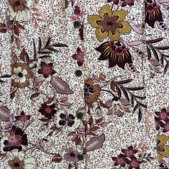 Knox Rose Womens Floral Peasant Top Size XXL Cottagecore Boho Fairy Hippie Flowy - Picture 5 of 11